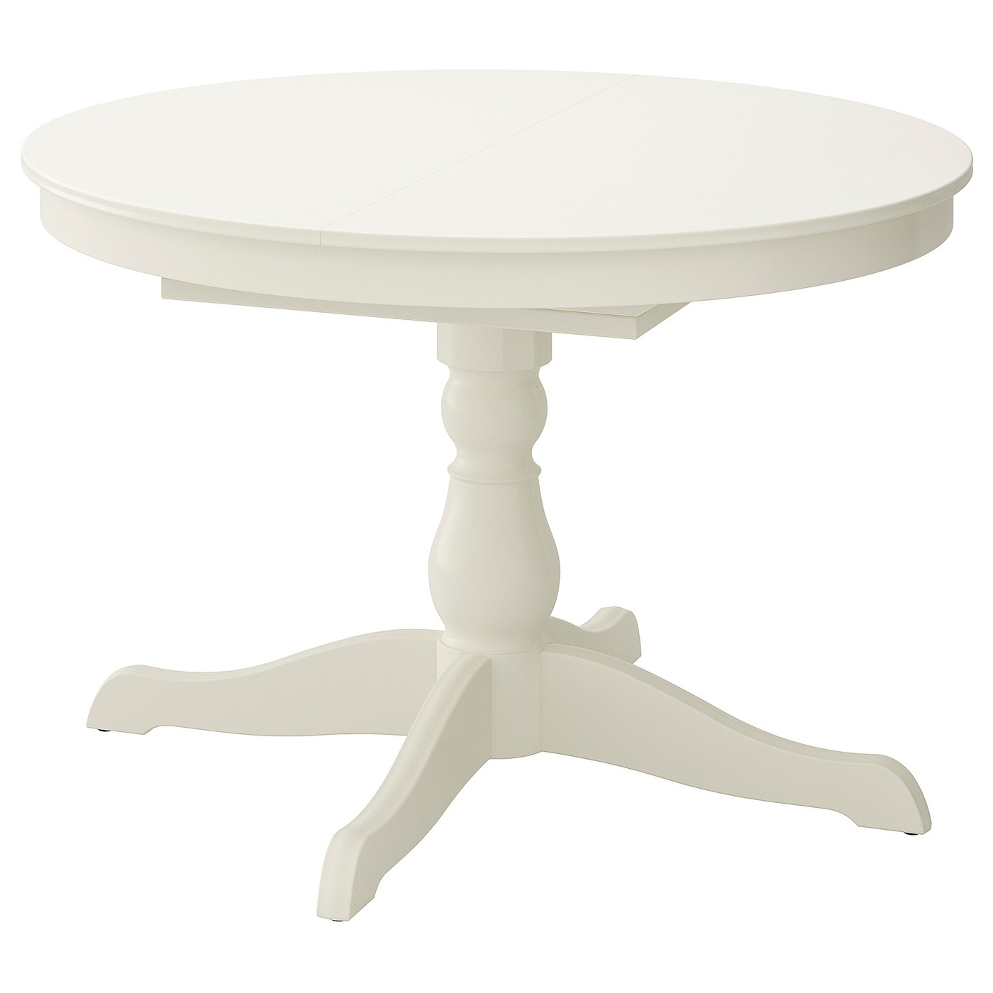 INGATORP extendable table, white, 110/155 cm (431/4/61") IKEA