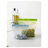 ISTAD Resealable bag, assorted sizes/assorted colors, 2.5/1.2 l