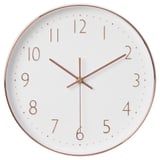 JÄNKIG Wall clock, copper color, 30 cm