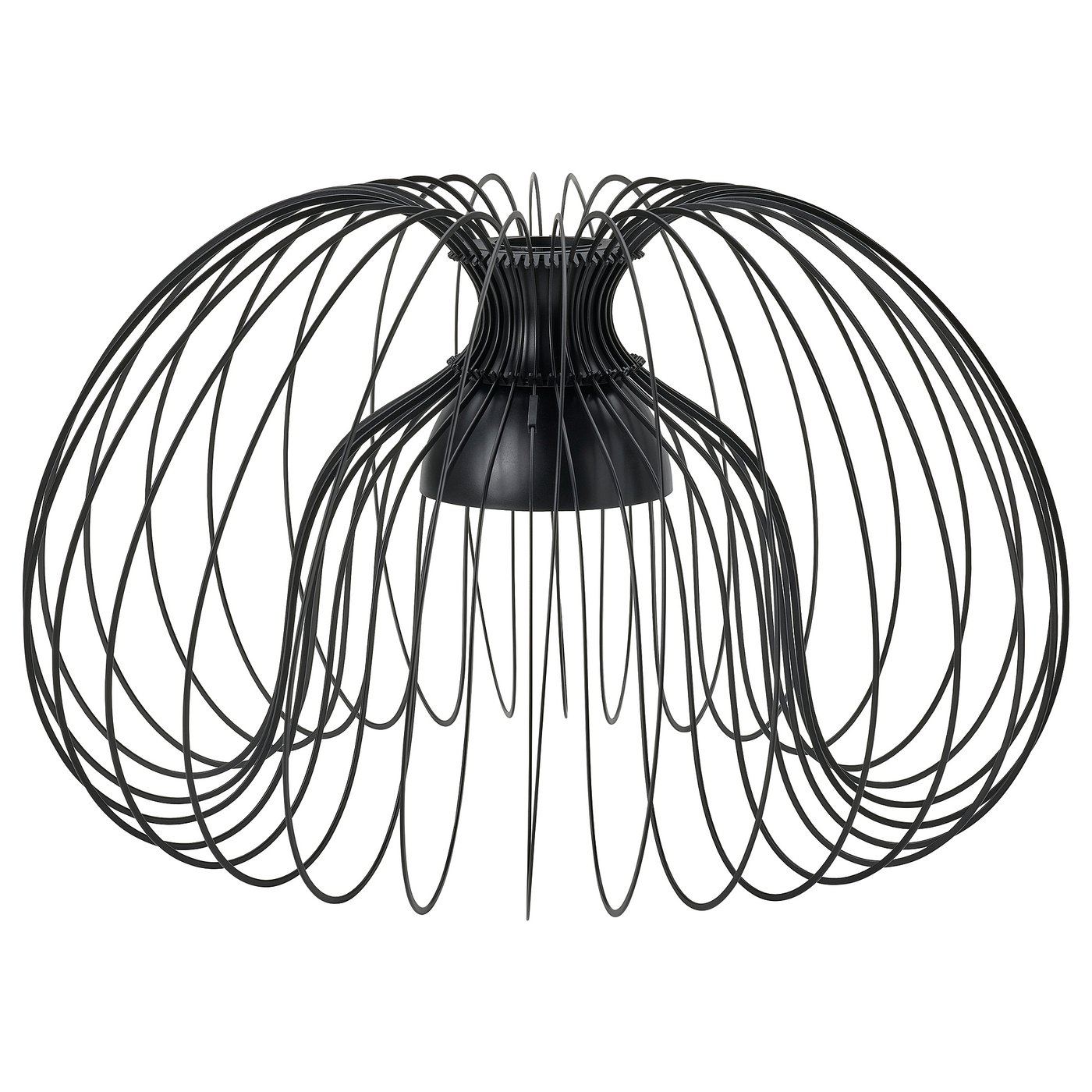 KALLFRONT pendant lamp shade, black, 52 cm (20") IKEA