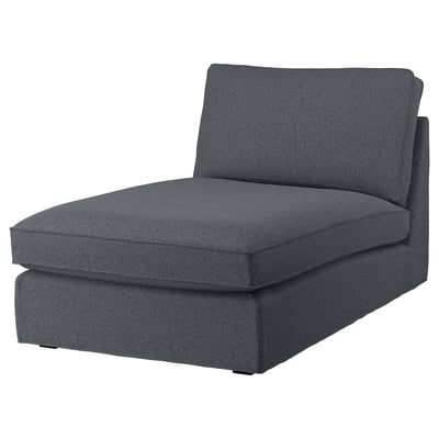 KIVIK Chaise, Gunnared medium gray