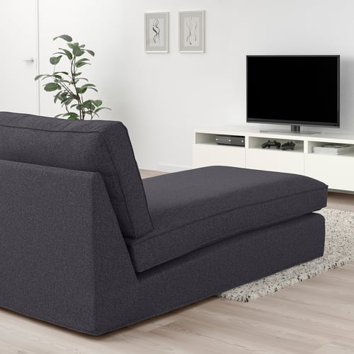 KIVIK chaise, Gunnared medium gray IKEA