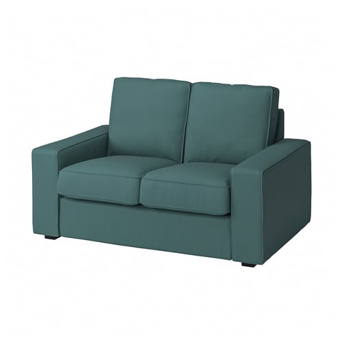 KIVIK compact loveseat, Kelinge grayturquoise IKEA