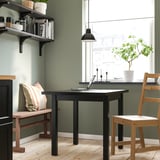 KLIMPFJÄLL Bench, gray-brown, 102 cm