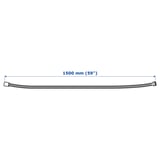 KOLSJÖN Shower hose, chrome plated