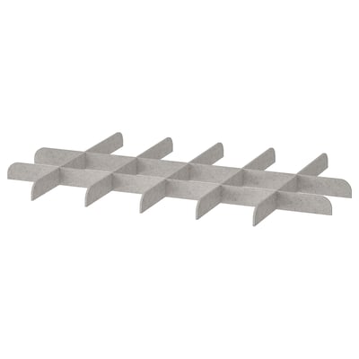 KOMPLEMENT Divider for pull-out tray, light gray, 100x58 cm