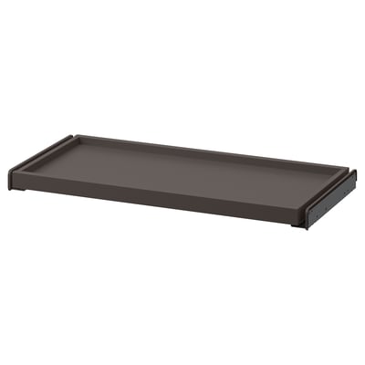 KOMPLEMENT Pull-out tray, dark gray, 75x35 cm