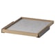 Option: KOMPLEMENT Pull-out tray with drawer mat, white stained oak effect/light gray, 50x58 cm