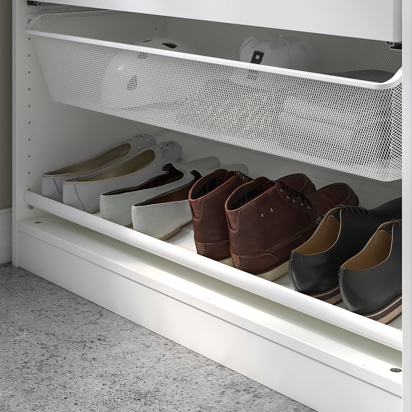 KOMPLEMENT Shoe shelf white 100x35 cm (39 3/8x13 3/4 