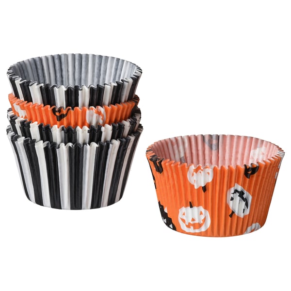 KUSTFYR Baking cup, paper, mixed patterns
