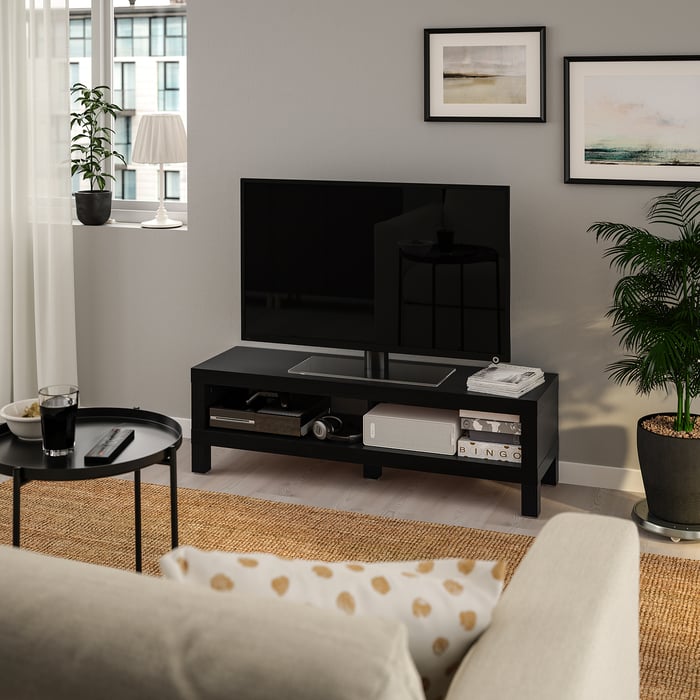 LACK TV unit, blackbrown, 120x35x36 cm (471/4x133/4x141/8") IKEA