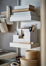 LACK Wall shelf unit, white, 30x190 cm