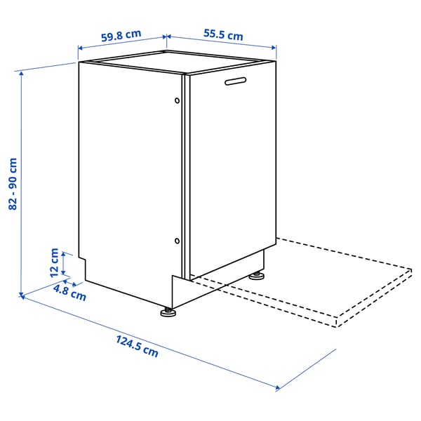 LAGAN Built-in dishwasher, 60 cm