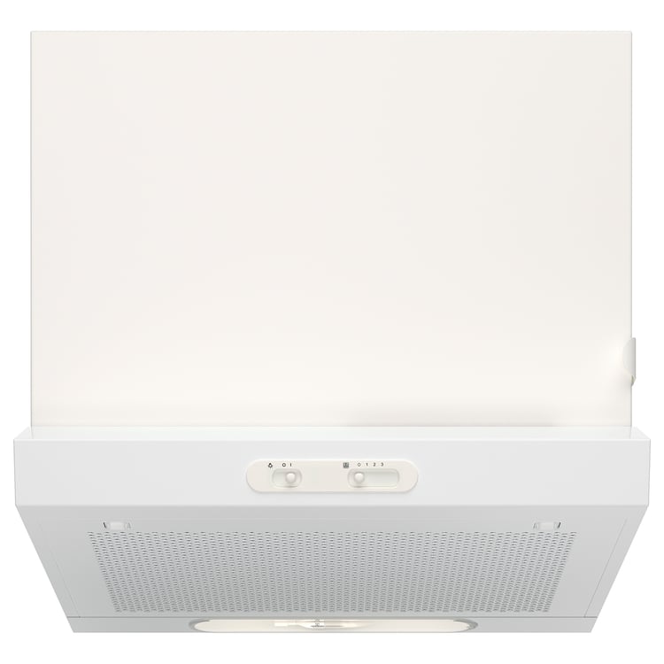 LAGAN wall mounted range hood, white, 60 cm (24") IKEA