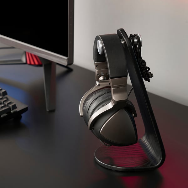 LÅNESPELARE Headset stand, black