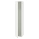 White LASTARE cabinet with frosted glass door, particleboard & plastic, alone against white background.