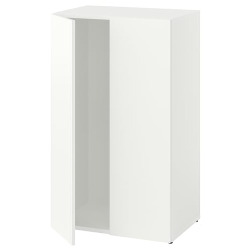 LASTARE Frame with doors, white, 60x42x100 cm