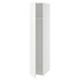 A white LASTARE cabinet with one shelf and adjustable feet.