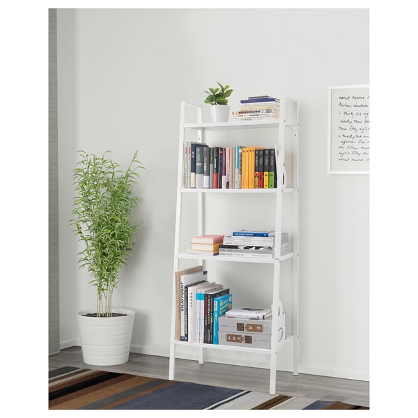 LERBERG Shelf unit, white, 60x148 cm