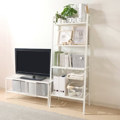 LERBERG Shelf unit, white, 60x148 cm
