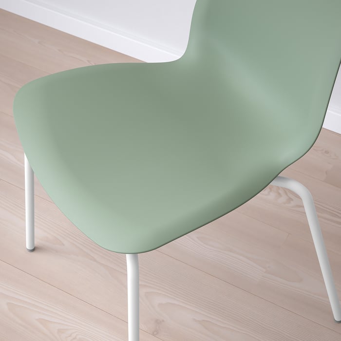 LIDÅS chair, green/Sefast white IKEA