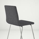 LILLÅNÄS Bar stool, chrome plated/Gunnared dark gray, 63 cm
