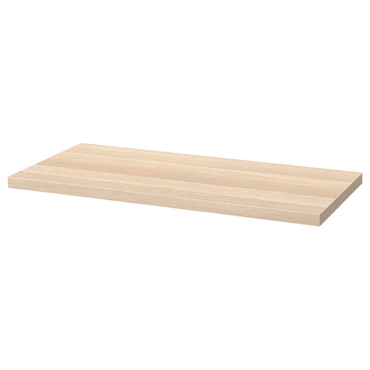 LINNMON tabletop, white stained oak effect, 100x45 cm (393/8x173/4") - IKEA