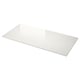 LOCKEBO Custom countertop, off-white marble effect/glass composite, 1 m²x4.0 cm