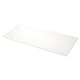 LOCKEBO Custom countertop, white/gray marble effect/glass composite, 1 m²x4.0 cm