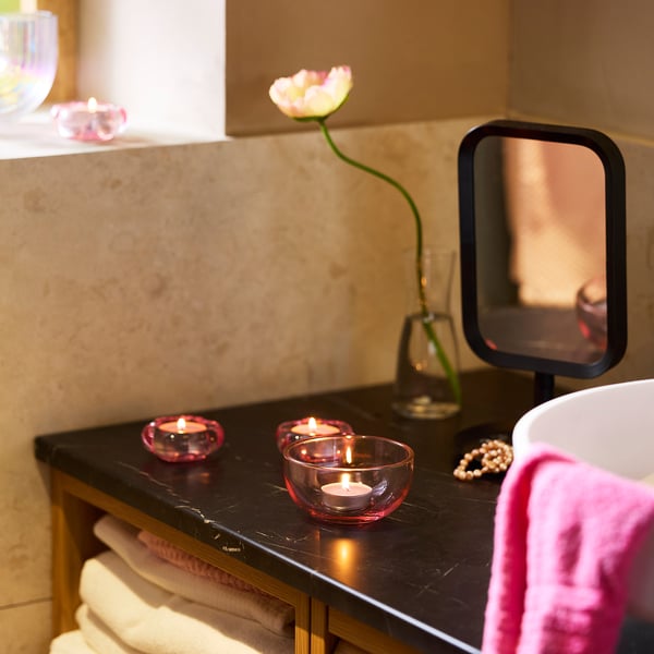 LOTSFÅGEL Scented tealight