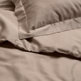 LUKTJASMIN Comforter cover and pillowcase, gray-beige, 150x200/50x80 cm