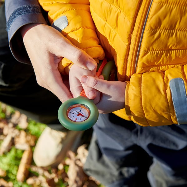MAJBAGGE 3-piece nature exploration set, green/orange