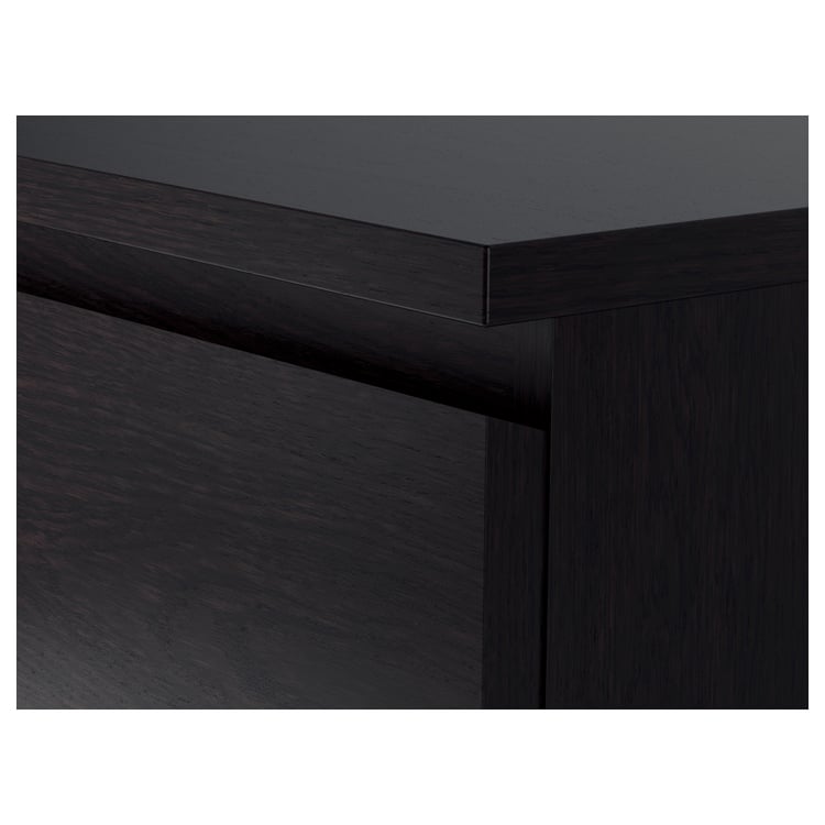 MALM 6drawer dresser, blackbrown, 160x78 cm (63x303/4") IKEA