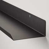 MALMBÄCK Display shelf, dark gray, 60 cm