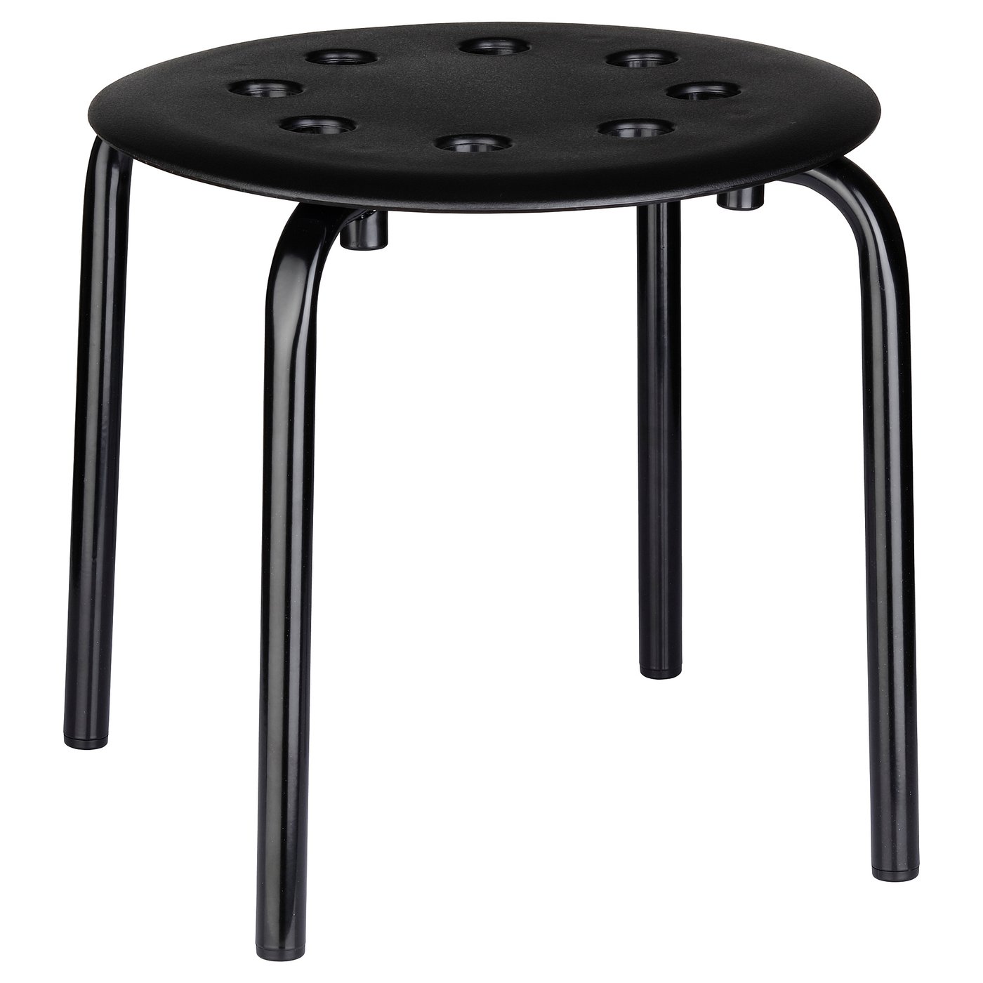MARIUS stool, black, 35 cm (133/4") IKEA