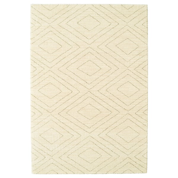MARSTRUP Rug, low pile, beige, 160x230 cm