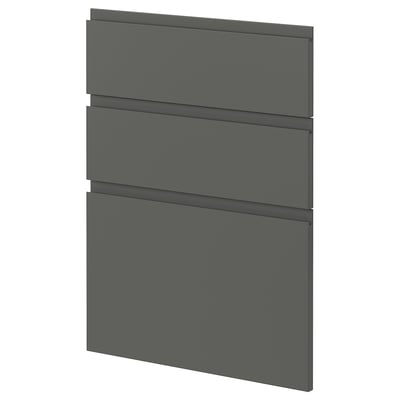 METOD 3 fronts for dishwasher, Voxtorp dark gray, 60 cm