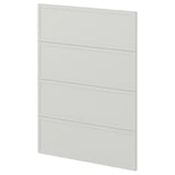 METOD 4 fronts for dishwasher, Aspudden light gray, 60 cm (24