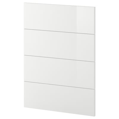 METOD 4 fronts for dishwasher, Ringhult white, 60 cm