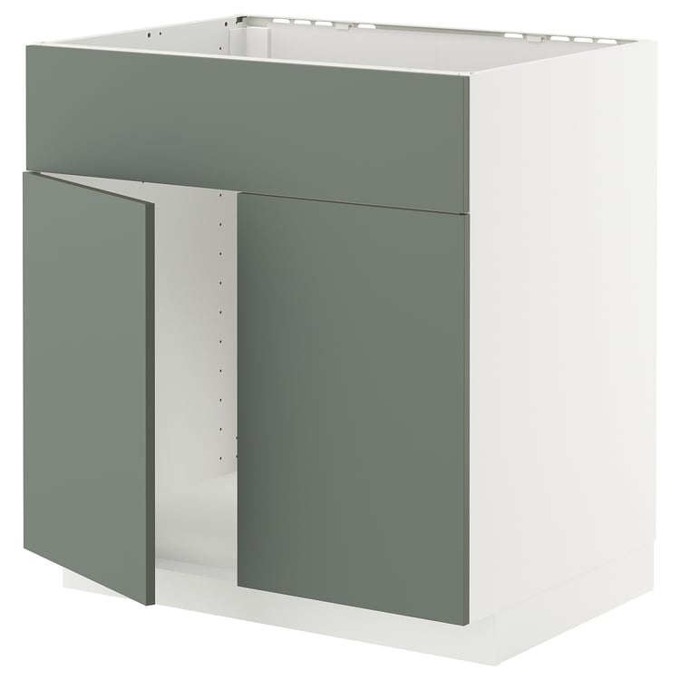 METOD base cabinet f sink w 2 doors/front - IKEA