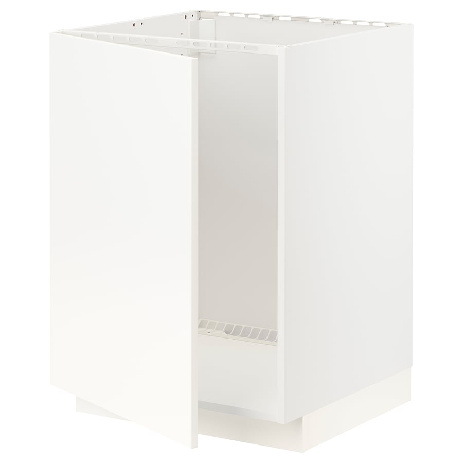 METOD base for sink, white/Veddinge white, 60x60x80 cm