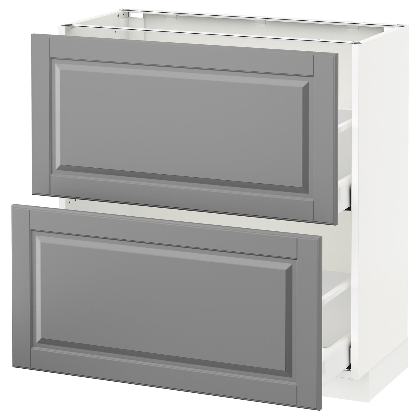 METOD base cabinet with 2 drawers - IKEA