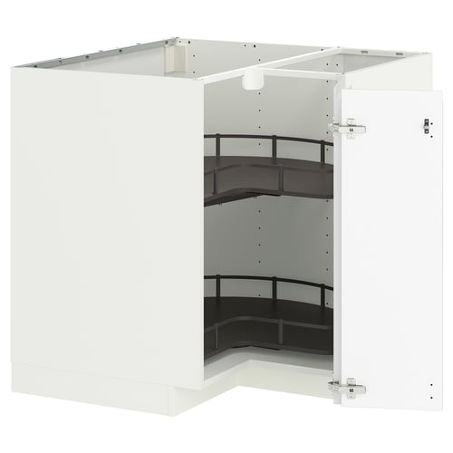 METOD Corner base cabinet with carousel