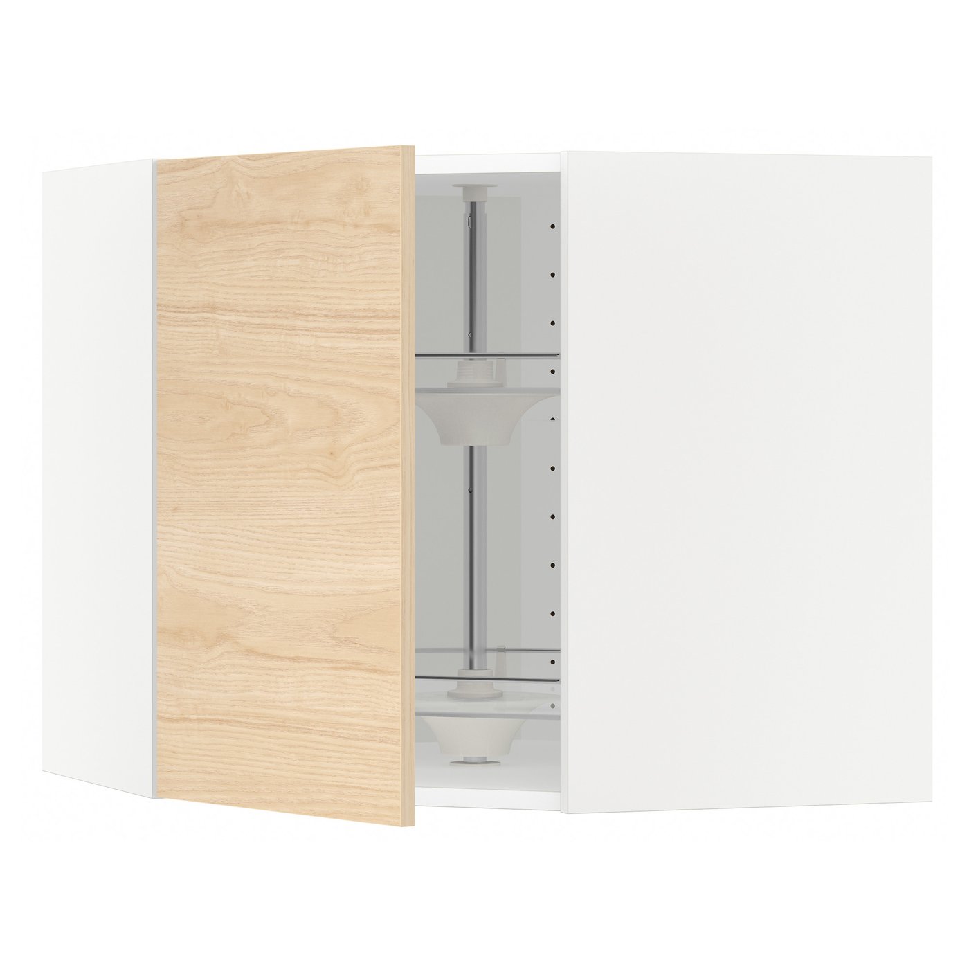 METOD corner wall cabinet with carousel - IKEA