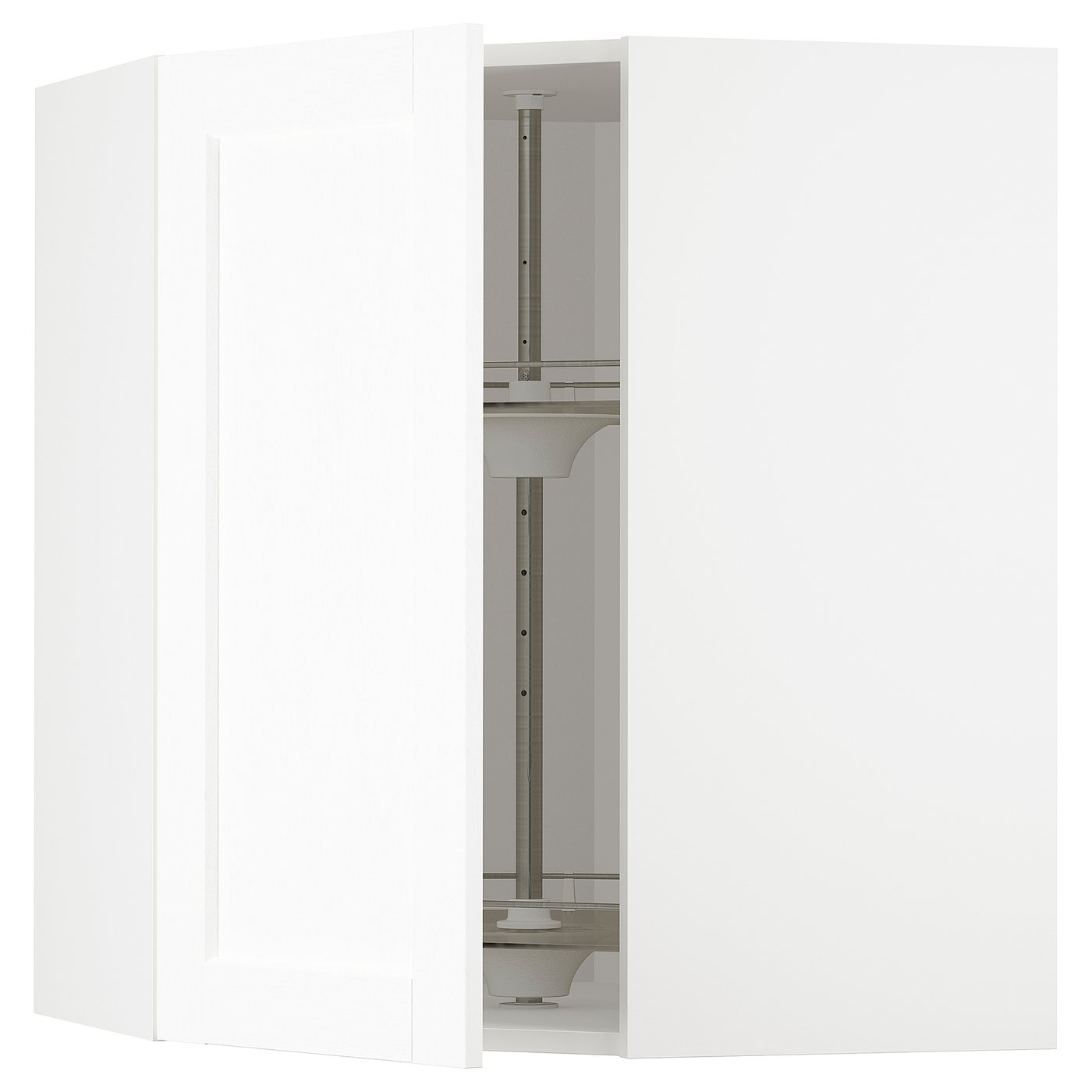 METOD corner wall cabinet with carousel - IKEA