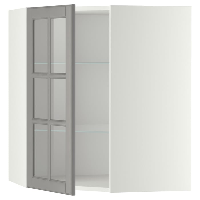 METOD corner wall with glass door IKEA