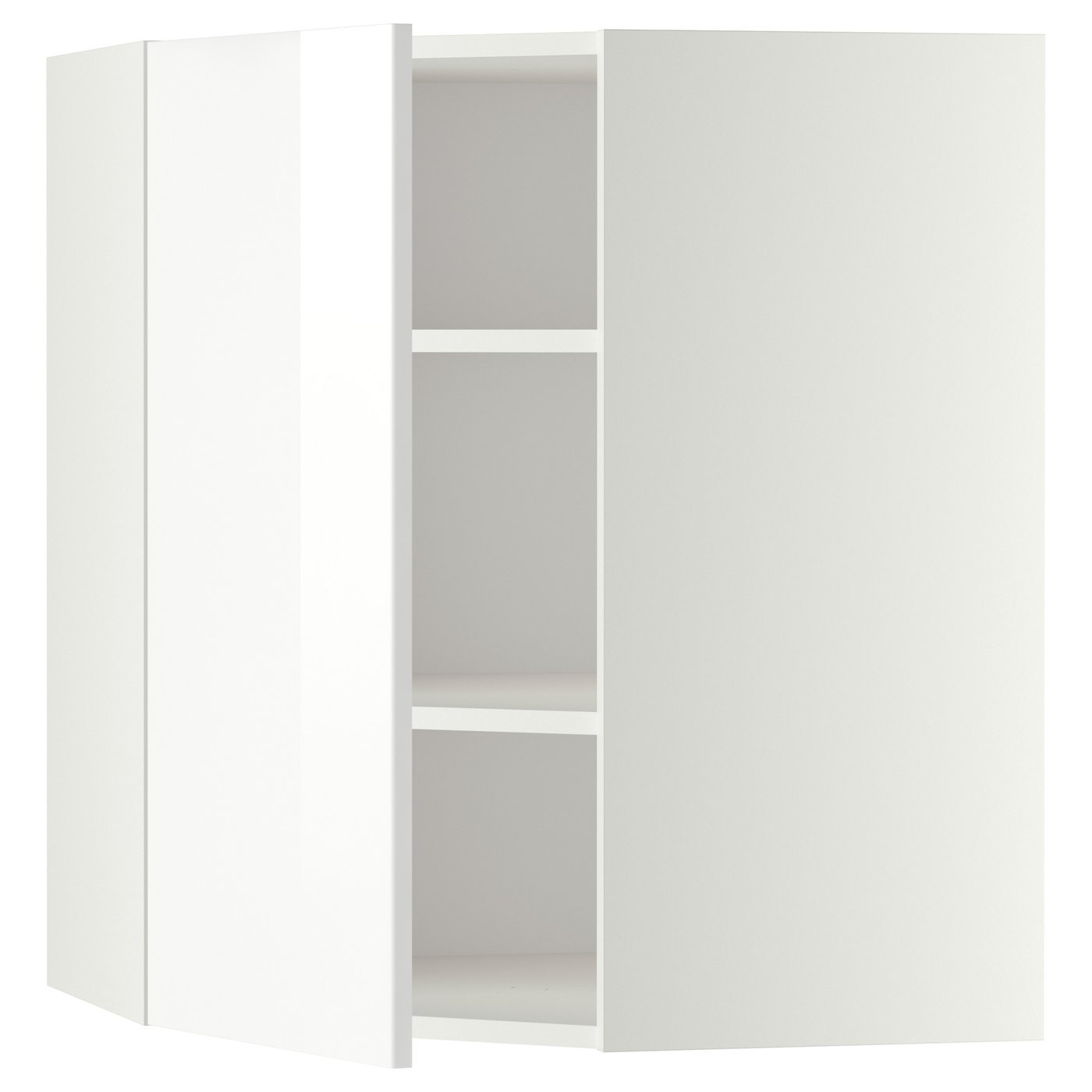 METOD corner wall cabinet with shelves - IKEA