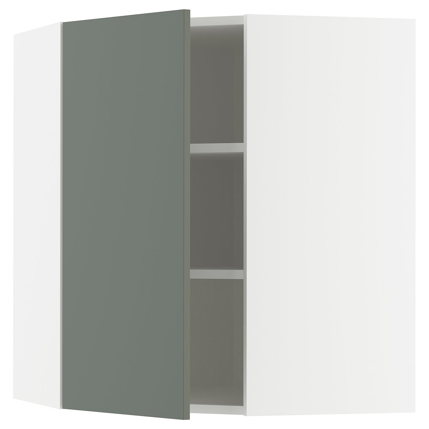 METOD corner wall cabinet with shelves - IKEA