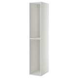 METOD High cabinet frame, white, 40x60x220 cm