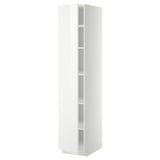 METOD High cabinet with shelves, white/Ringhult white, 40x60x200 cm